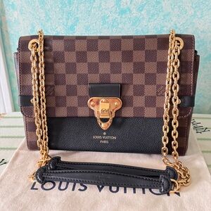 Authentic Louis Vuitton Vavin pm  Black Shoulder Bag